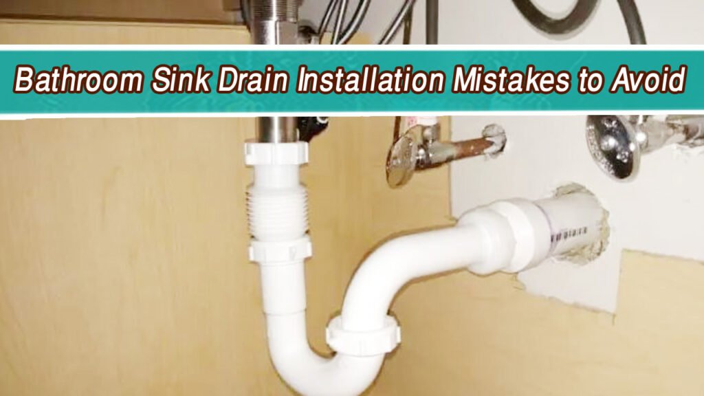 Bathroom Sink Drain Installation Mistakes to Avoid