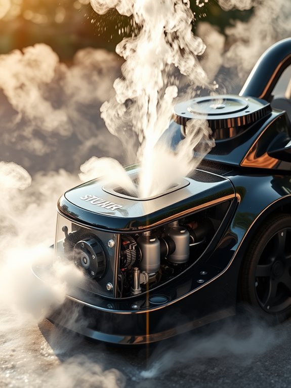 auto steam cleaner mechanism