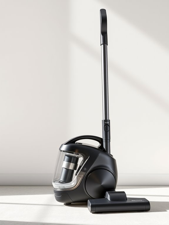 bagless canister vacuum features
