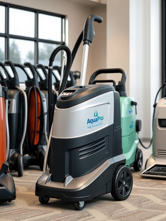 carpet extractor performance evaluation