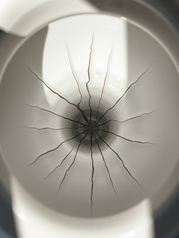 cracked toilet bowl issues
