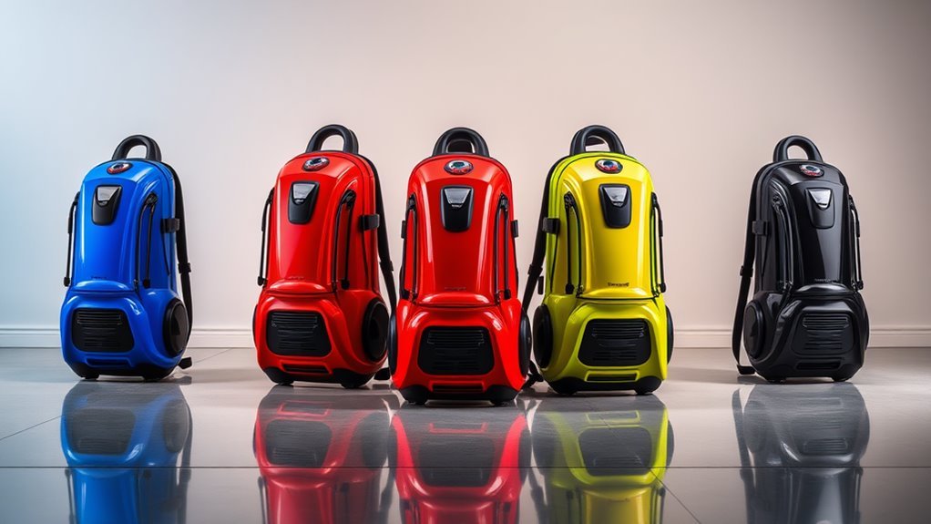 effortless cleaning with backpacks