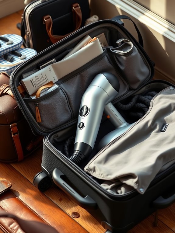 traveling with a vacuum