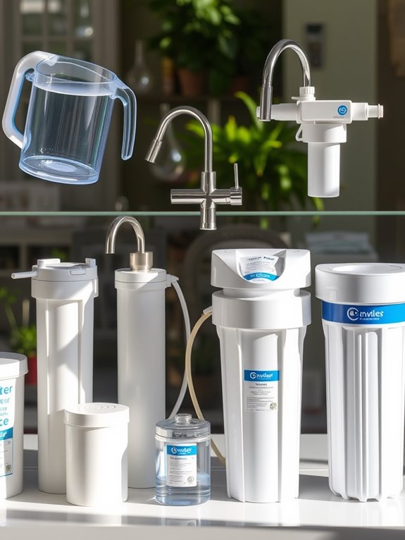 various water filtration methods