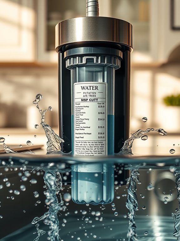 water filtration cost factors