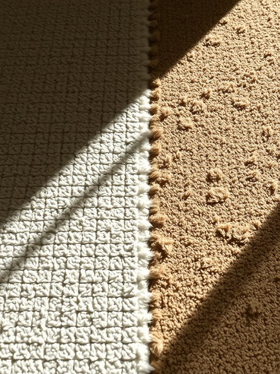 wear vs damage in carpets
