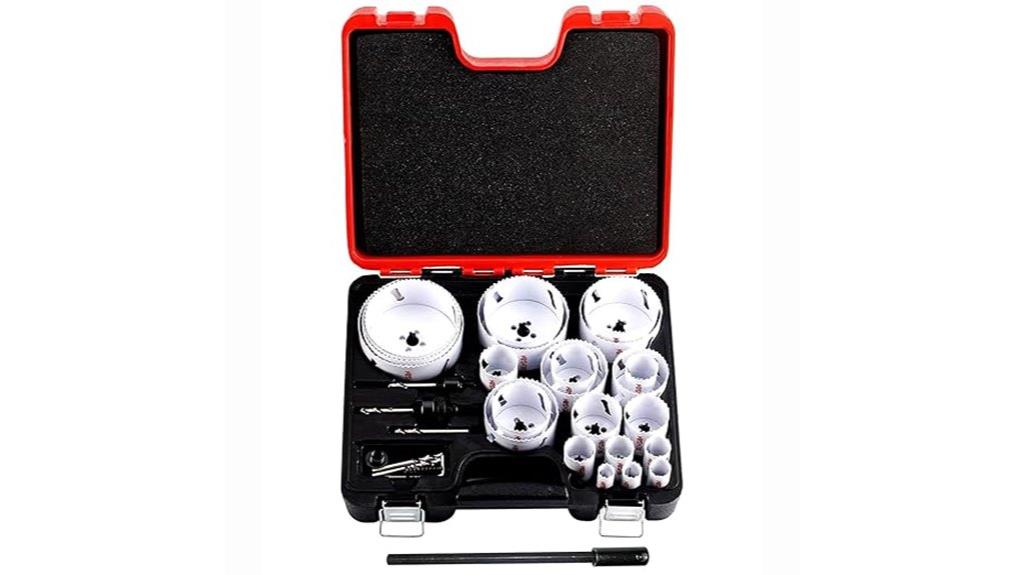 30 piece bi metal hole saw