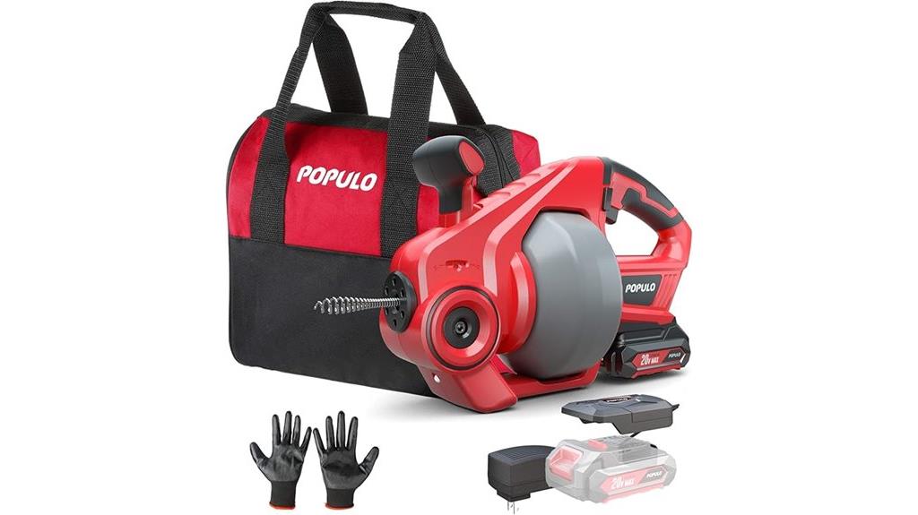 cordless electric drain auger