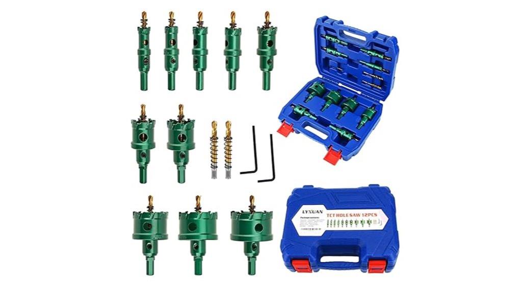 tct hole saw set