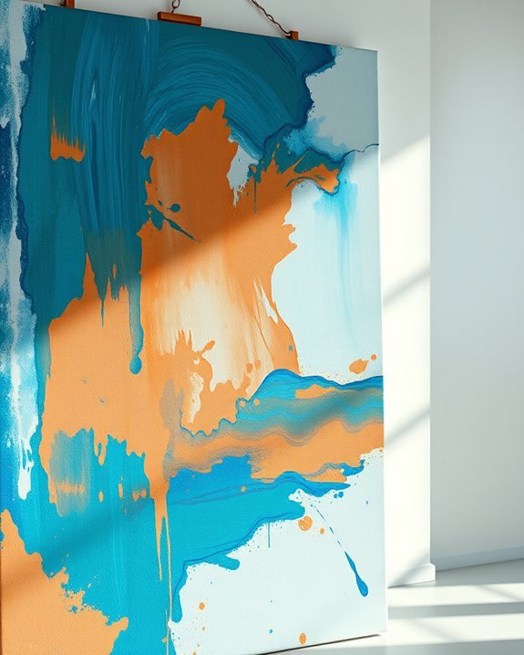 abstract color interplay artwork