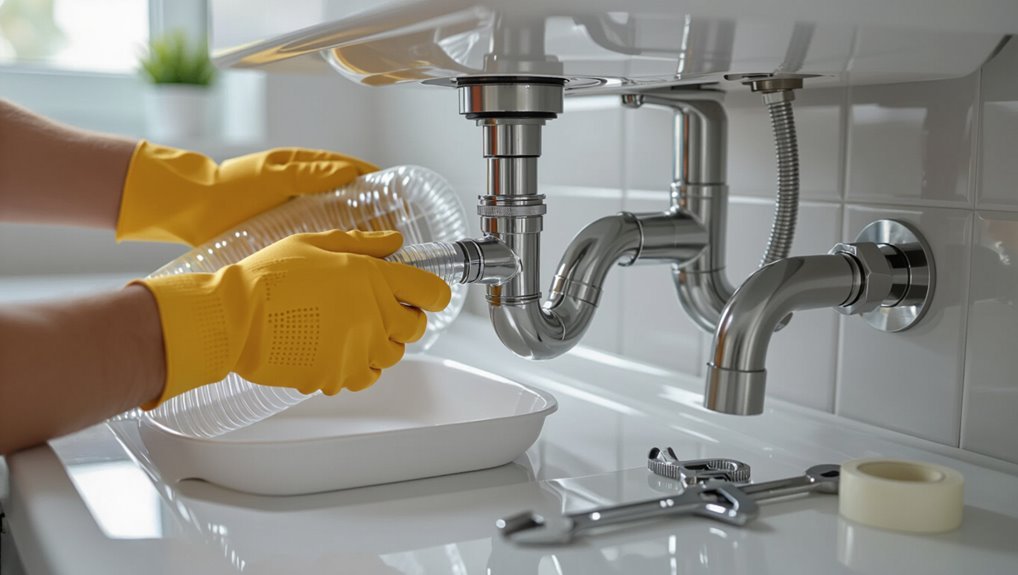 ac condensate sink connection