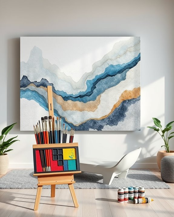 accessible canvas painting techniques