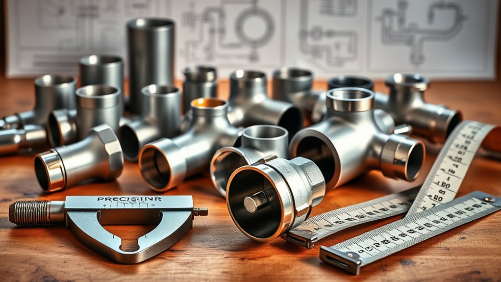 accurate pipe fitting measurements
