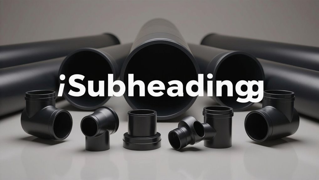 acrylonitrile butadiene styrene piping