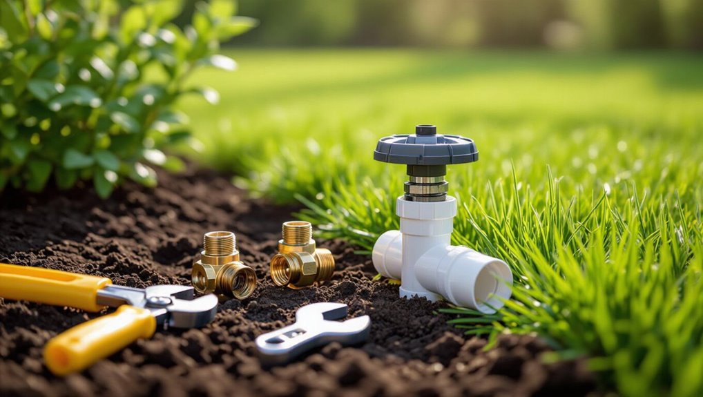 add sprinkler to irrigation