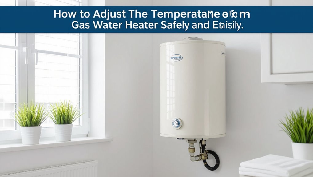 adjust gas water heater