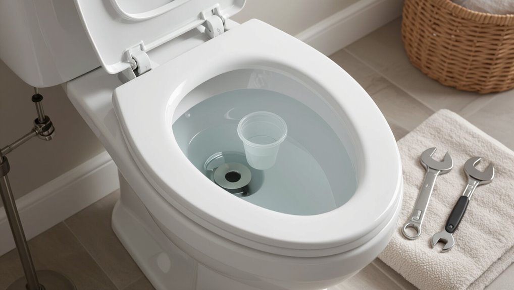 adjust kohler toilet water level