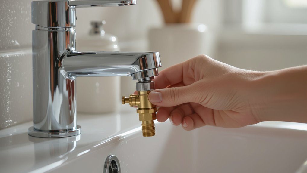 adjust mixing valve temperature