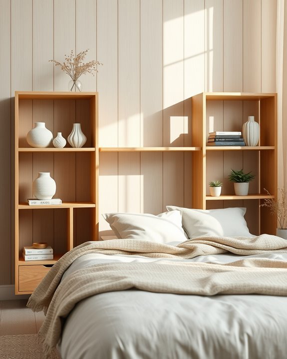 aesthetic functional shelving units