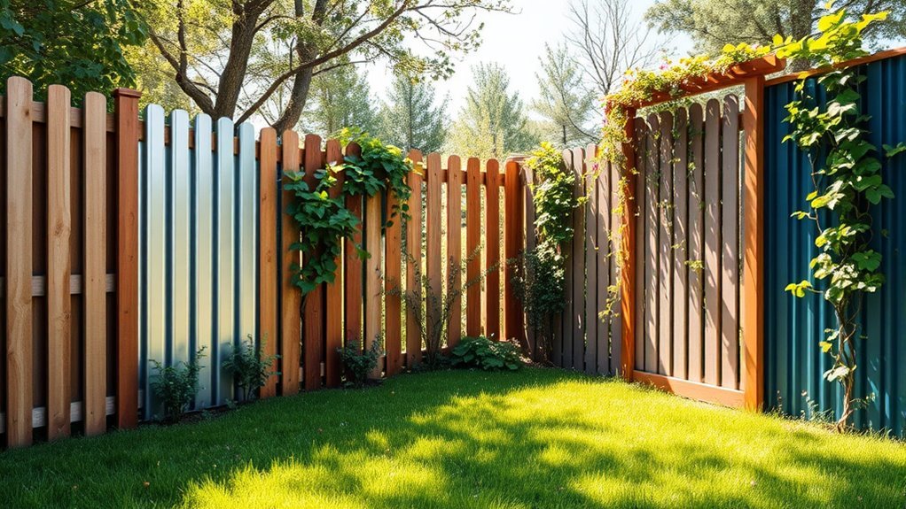affordable backyard fence ideas