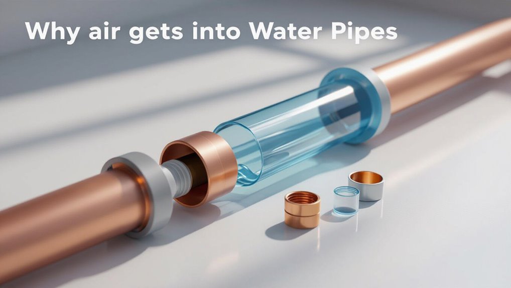 air intrusions in pipes