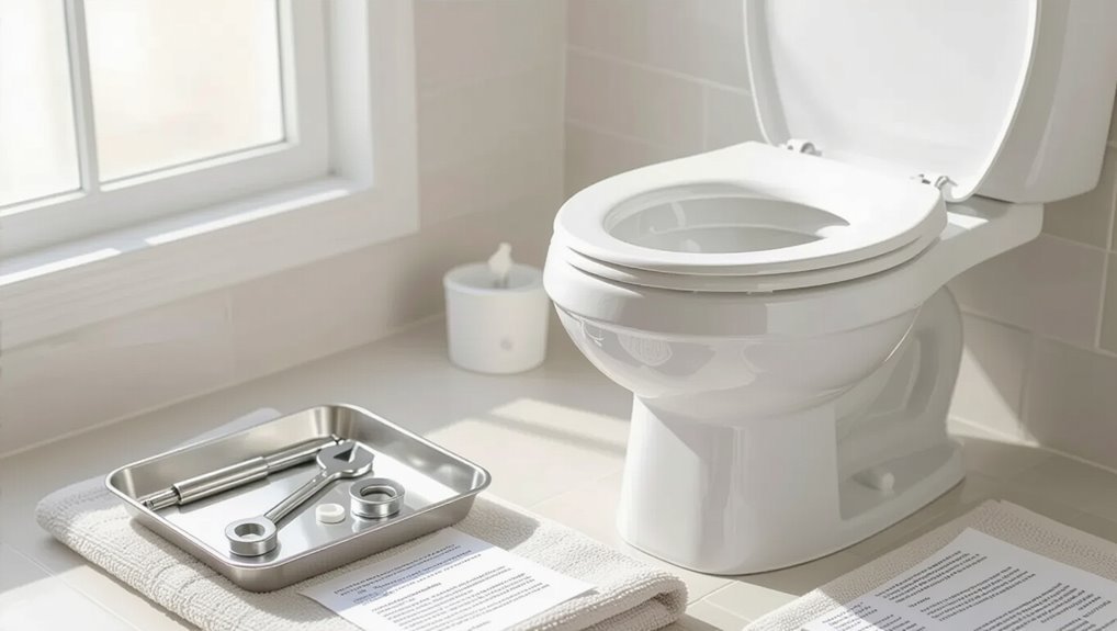 american standard toilet installation