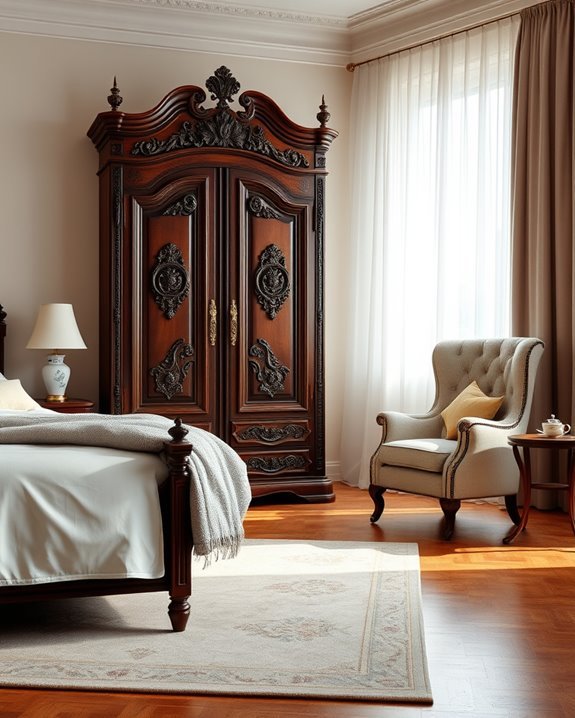 antique wardrobe restoration charm