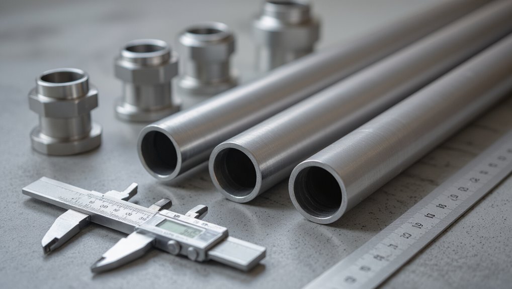 approximate labeled pipe diameter