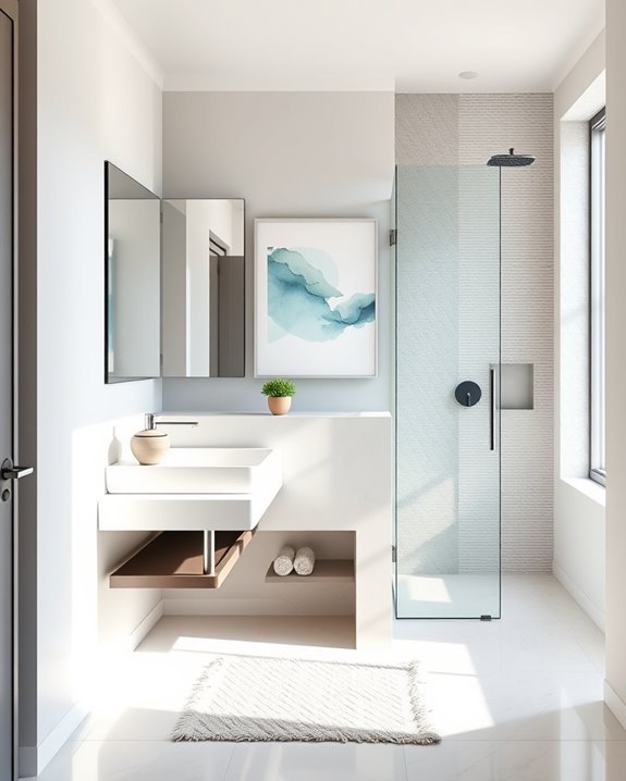 artistic accents for bathrooms