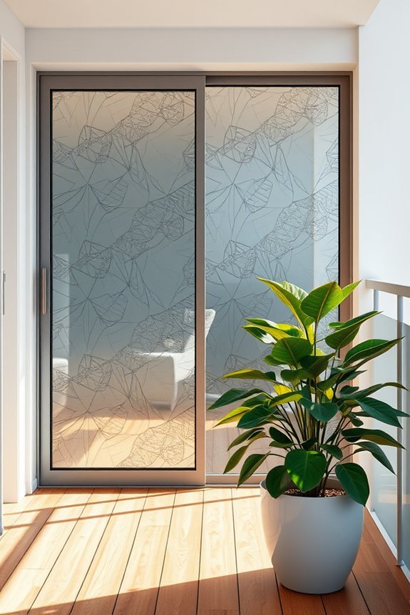 artistic balcony sliding doors