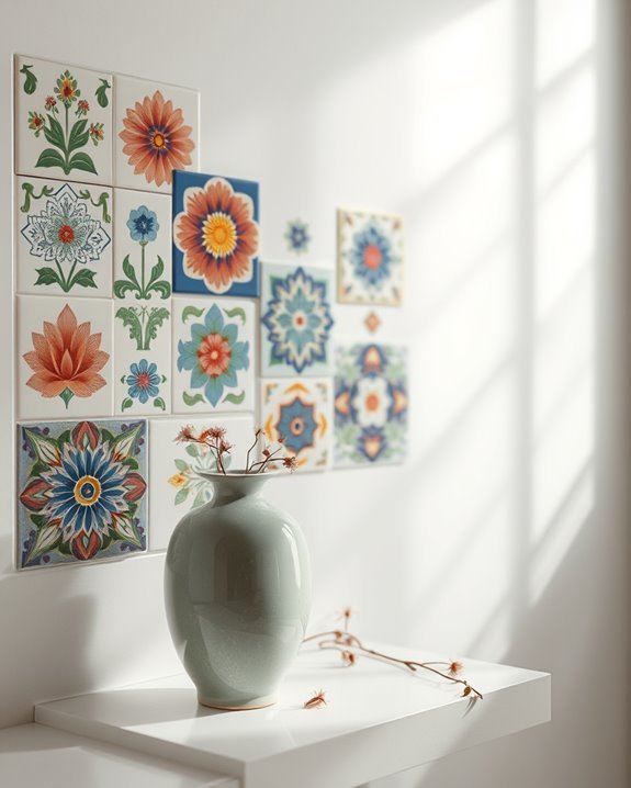 artistic bathroom ceramic decor