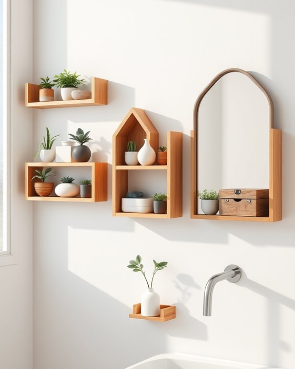 artistic bathroom storage solutions