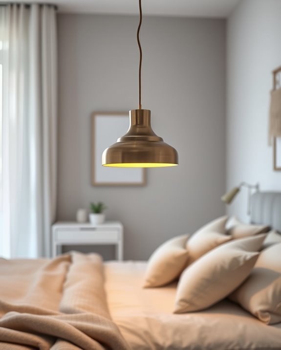 artistic bedroom lighting statements