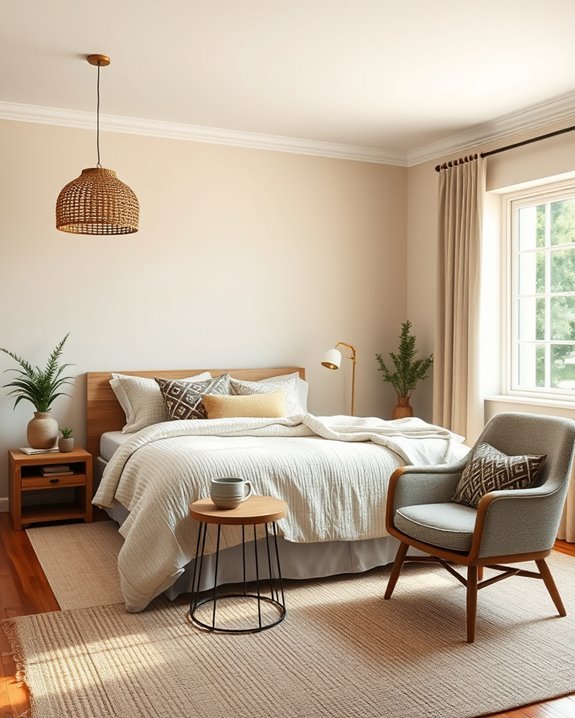 artistic bohemian lighting accents