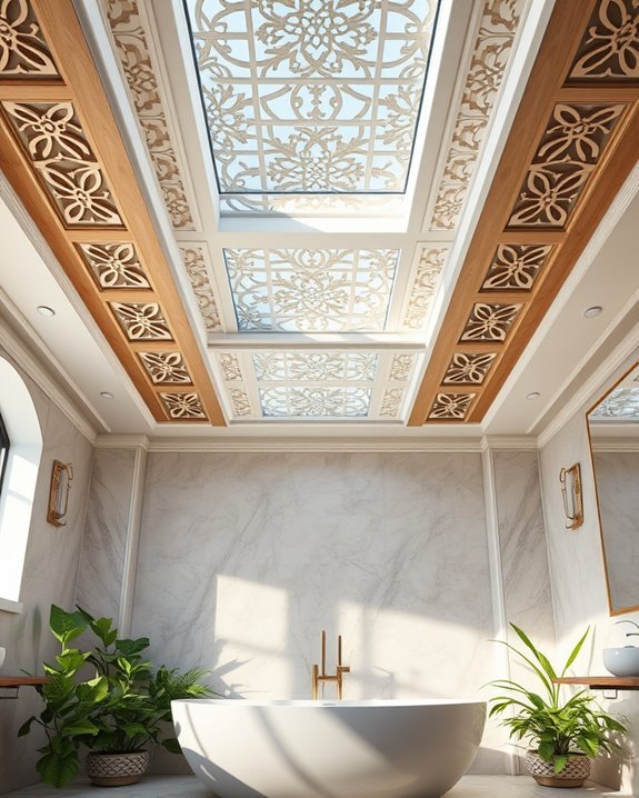 artistic ceiling grille elegance