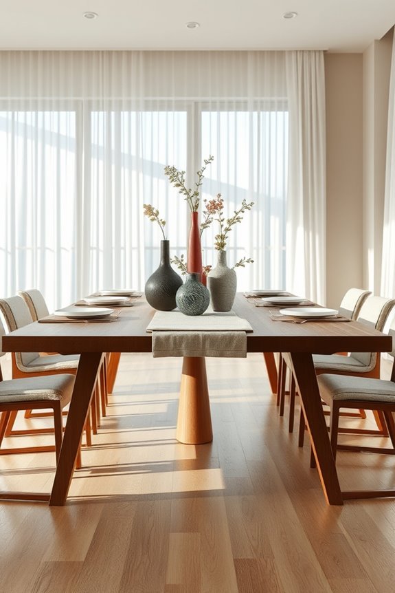 artistic floral and sculptural centerpieces