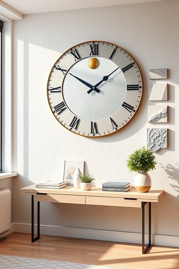 artistic functional wall clocks