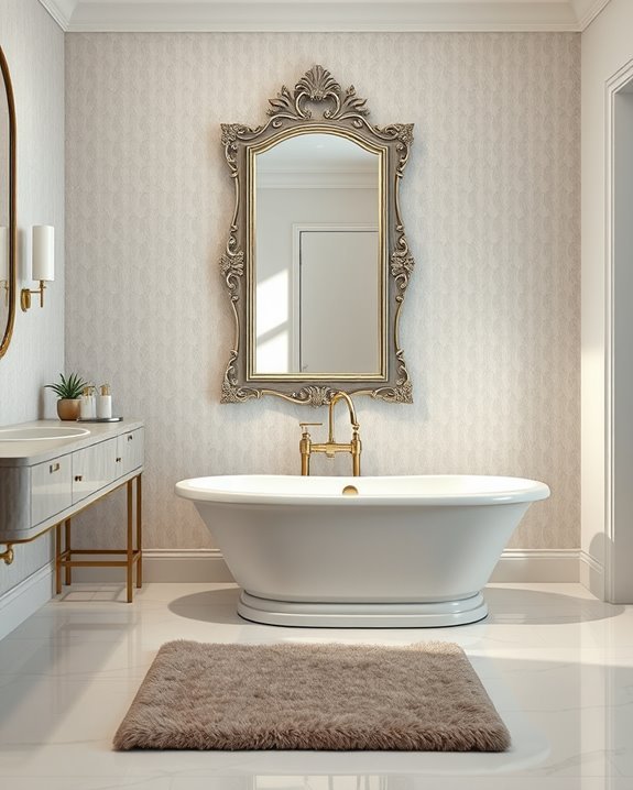 artistic mirrors enhance ambiance