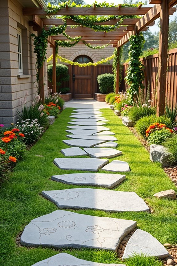 artistic pathway design elements