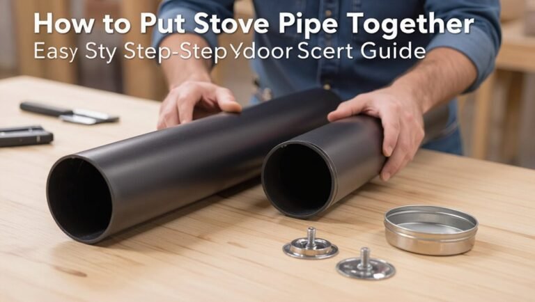 assemble stove pipe easily
