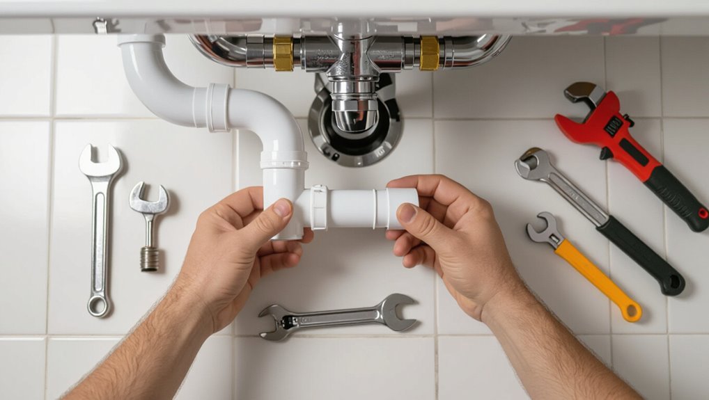 assessing stuck plastic fittings