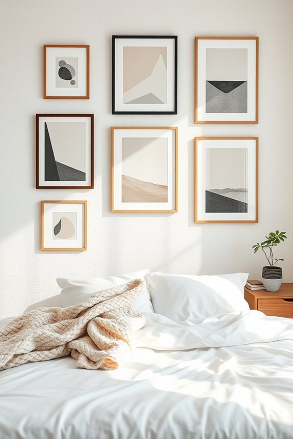 asymmetric frame display ideas