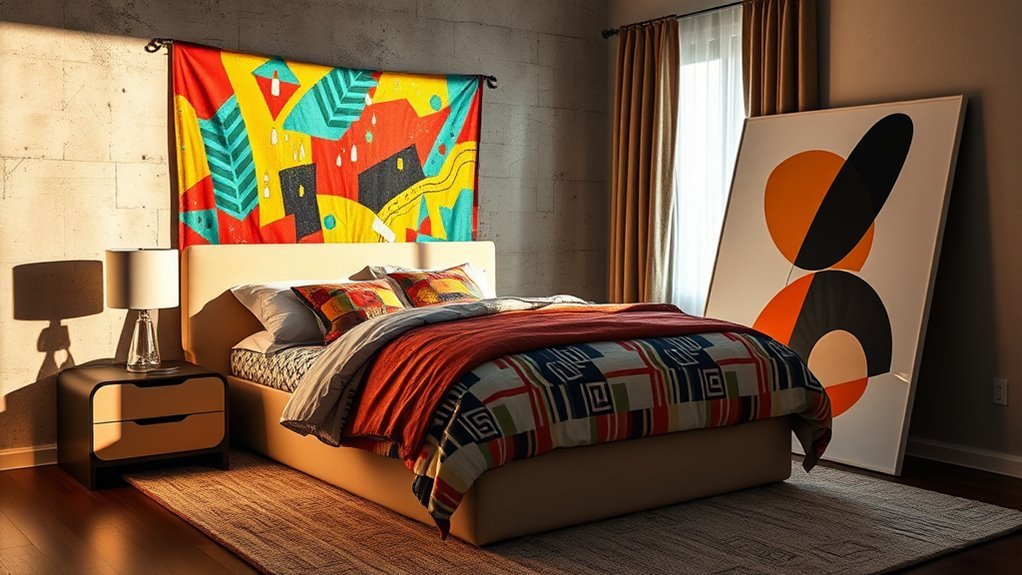 asymmetrical bedroom design inspiration