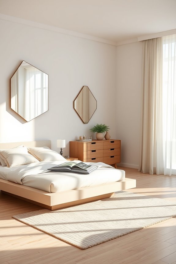 asymmetrical mirror design ideas