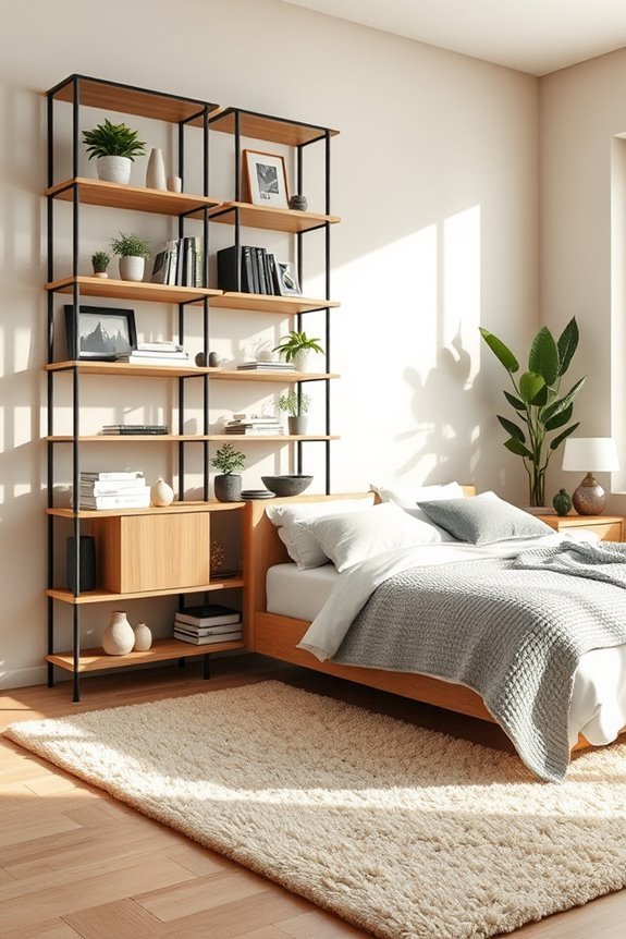 asymmetrical stylish shelving solutions