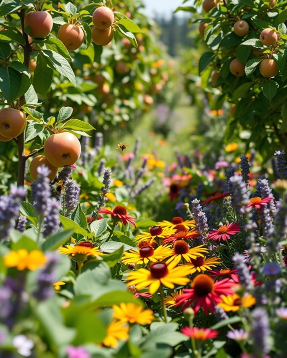 attract pollinators for yields