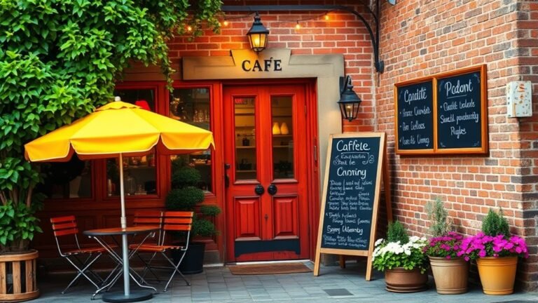 attractive cafe exterior designs