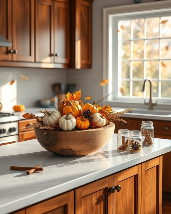 autumn kitchen centerpiece ideas