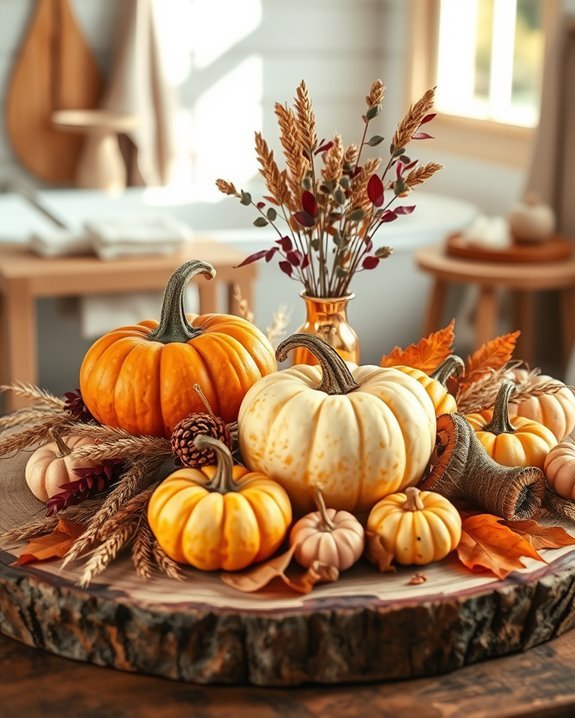 autumn themed bathroom decor ideas