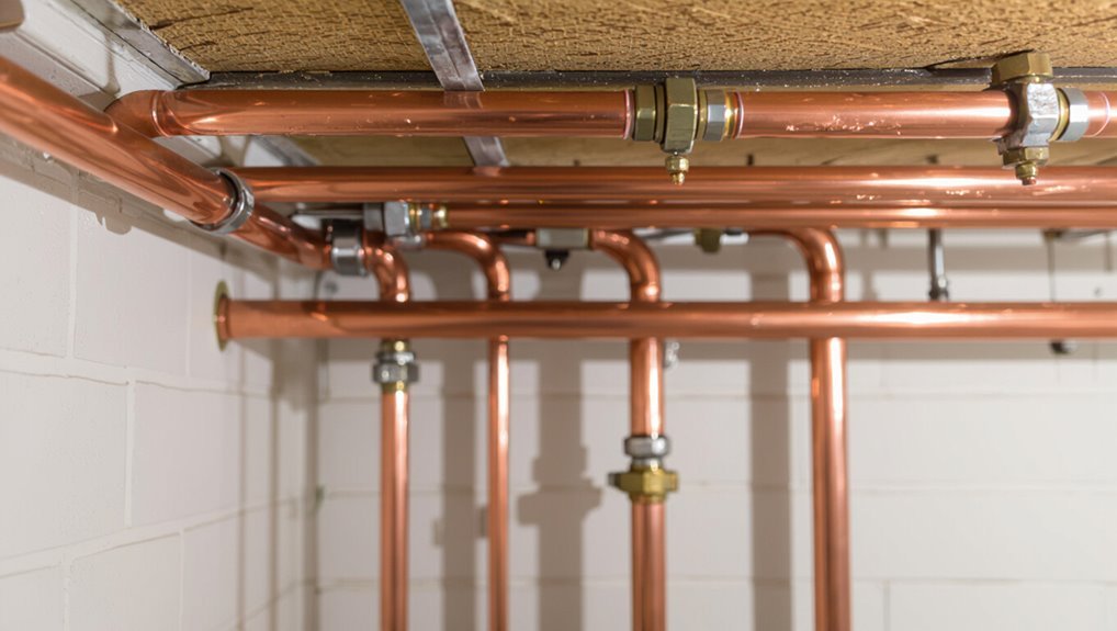 avoid frozen copper pipes